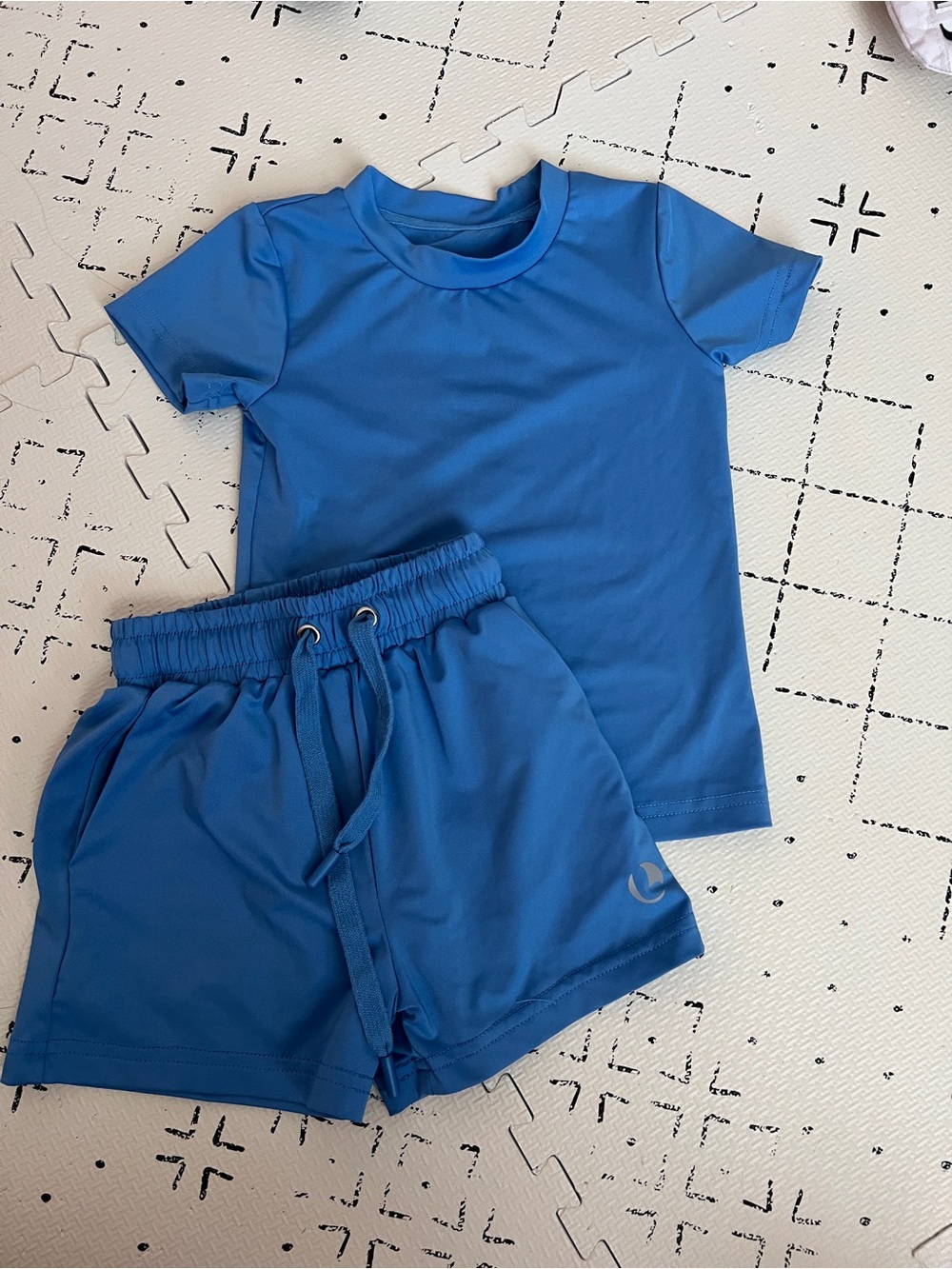 little one shop athletic set blue 18 month
